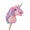 Kleine eenhoorn  stok Roze met gekleurde Manen