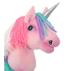 Kleine eenhoorn  stok Roze met Roze manen