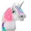 Eenhoorn stokpaard Wit Roze