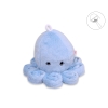 Knuffelige Octopus met Rammelaar Blauw