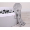 Knuffelige Octopus met Rammelaar Grijs