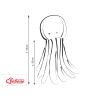 Knuffelige Octopus met Rammelaar Groen
