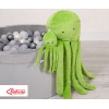 Knuffelige Octopus met Rammelaar Groen