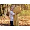 Knuffelige Octopus met Rammelaar Honing Mosterd