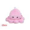 Knuffelige Octopus met Rammelaar Roze