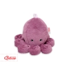 Knuffelige Octopus met Rammelaar Stofroze