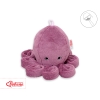 Knuffelige Octopus met Rammelaar Stofroze