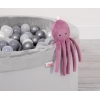Knuffelige Octopus met Rammelaar Stofroze