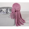 Knuffelige Octopus met Rammelaar Stofroze