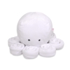 Knuffelige Octopus met Rammelaar Wit