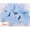 Kussen met Rammelaar LITTLE STAR Blauw