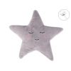 Kussen met Rammelaar LITTLE STAR Grijs
