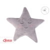 Kussen met Rammelaar LITTLE STAR Grijs