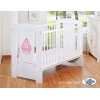 Ledikant 120x60 cm - Glamour Wit Glamour