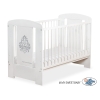 Ledikant 120x60 cm - Glamour Wit Grijs Glamour