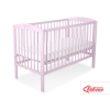 Ledikant 120x60 cm - Kroontjes -   Roze