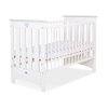 Ledikant 120x60 cm - Lorenzo III Wit Grijs