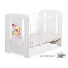 Ledikant 120x60 cm - Tedy Bear with bow Roze Wit Bear With Bow