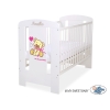Ledikant 120x60 cm - Tedy Bear with bow Roze Wit Bear With Bow
