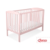Ledikant Harten 120x60cm Poederroze