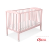 Ledikant Harten 120x60cm Poederroze
