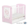 Ledikant  met Lade 120x60 cm - Chic STANDARD Roze