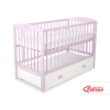 Ledikant met Lade 120x60 cm - Kroontjes -   MAXI