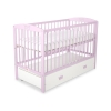 Ledikant met Lade 120x60 cm - Kroontjes -   MAXI