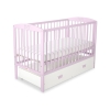 Ledikant met Lade 120x60 cm - Kroontjes -   MAXI