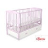 Ledikant met Lade 120x60 cm - Kroontjes -   MAXI