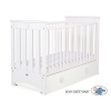 Ledikant met Lade 120x60 cm - Lorenzo III MAXI Wit