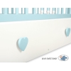 Ledikant met Lade 120x60 cm - Lorenzo MAXI Mint Wit