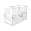 Ledikant met Lade 120x60 cm - Sterren MAXI Wit Sterren