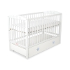 Ledikant met Lade 120x60 cm - Sterren MAXI Wit Sterren