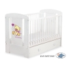 Ledikant met Lade 120x60 cm - Tedy Bear with bow MAXI Bear With Bow