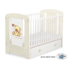 Ledikant met Lade 120x60 cm - Tedy Bear with bow MAXI Bear With Bow