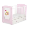 Ledikant met Lade 120x60 cm - Tedy Bear with bow MAXI Bear With Bow