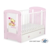 Ledikant met Lade 120x60 cm - Tedy Bear with bow MAXI Bear With Bow