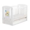 Ledikant met Lade 120x60 cm - Tedy Bear with bow STANDARD Ivoor Bear With Bow
