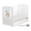 Ledikant met Lade 120x60 cm - Tedy Bear with bow STANDARD Ivoor Bear With Bow