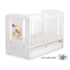 Ledikant met Lade 120x60 cm - Tedy Bear with bow STANDARD Ivoor Bear With Bow