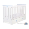 Ledikant met Lade Lorenzo MAXI Wit Blauw