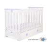 Ledikant met Lade Lorenzo MAXI Wit Purper
