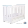 Ledikant met Lade Lorenzo STANDARD Mint Wit