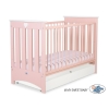 Ledikant met Lade Pastelroze 120x60 cm - Lorenzo STANDARD