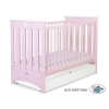 Ledikant met Lade Roze 120x60 cm  - Lorenzo III STANDARD