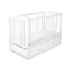 Ledikant met Lade Sterren voor Baby  120x60cm Matras Wielen MAXI Sterren