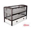 Ledikant met Lade Sterren voor Baby  120x60cm Matras Wielen MAXI Sterren