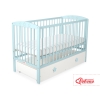 Ledikant met Lade Sterren voor Baby  120x60cm Matras Wielen MAXI Sterren