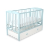 Ledikant met Lade voor Baby  120x60cm Matras Wielen   MAXI